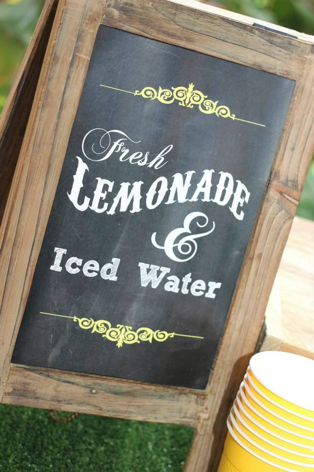 Lemonade chalk sign - Kristy Gray Designs