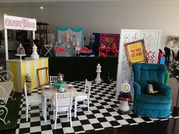 Tiny Tots Toy Hire stand at Confetti Fair
