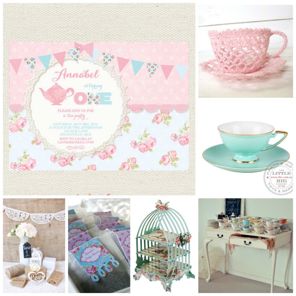 Tea party supplies and shopping guide blog post