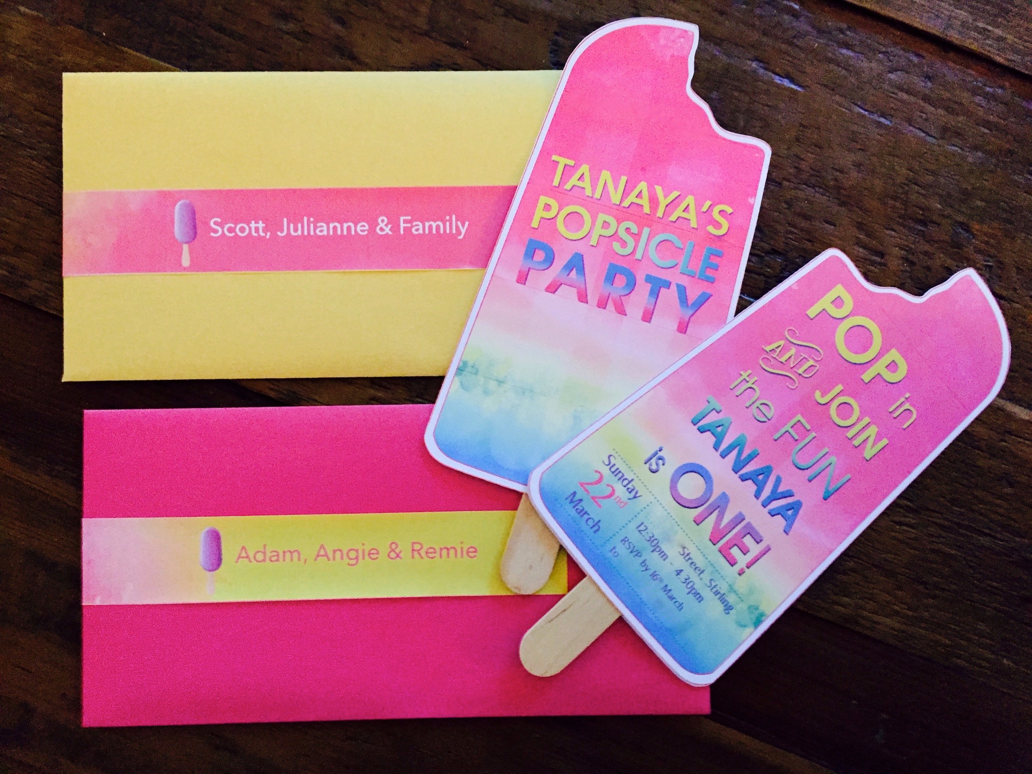 popsicle party invitations