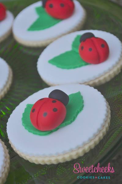 Ladybug cookies - Sweetcheeks Cookies and Cakes (Melbourne)