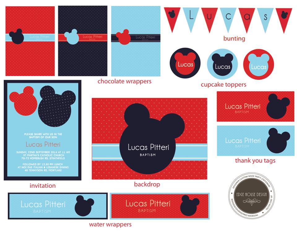 Mickey Mouse party printables - Edge House Design