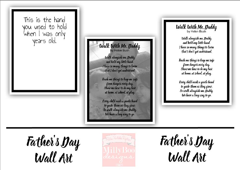 Fathers Day prints - Milly Boo Designs