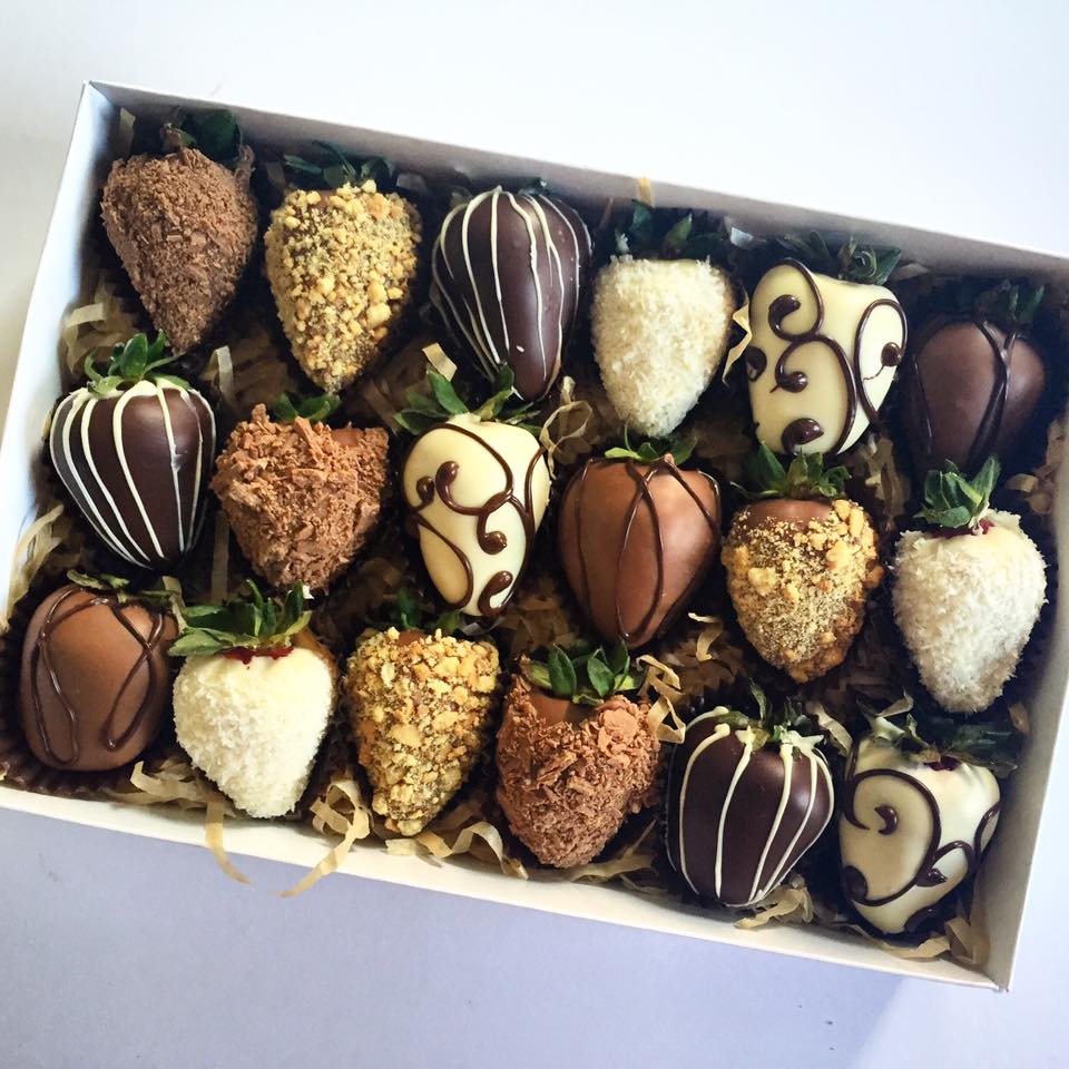 Chocolate coated strawberries gift box - Chocobon (Melbourne)