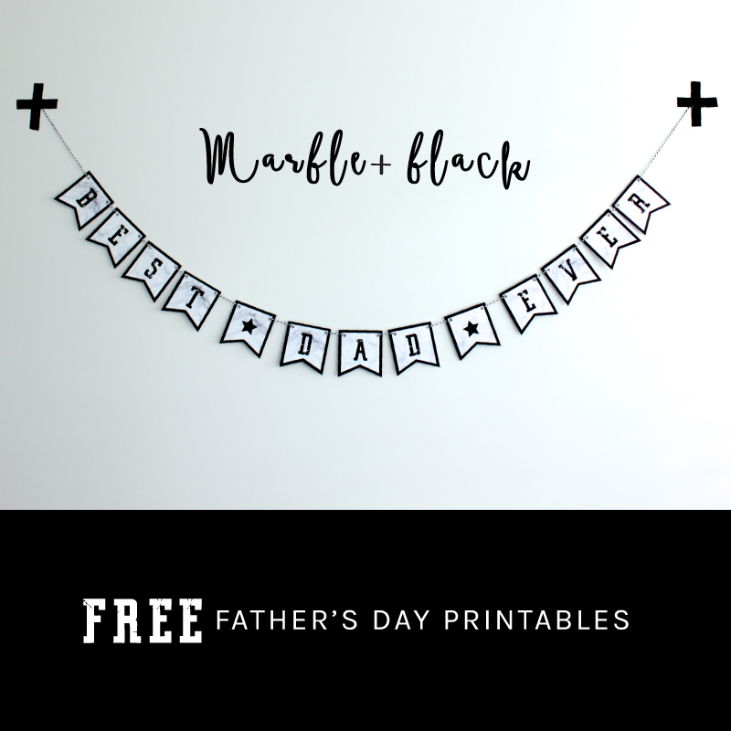 Free father's day banner - Hip and Hooray