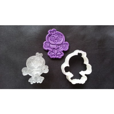 Hootabelle stamp cookie cutter - Couture Cakes