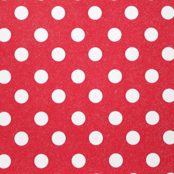 Red polka dot table runner - The Party Parlour