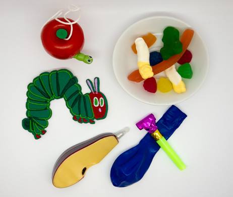 Hungry caterpillar favour bag - Small Favours