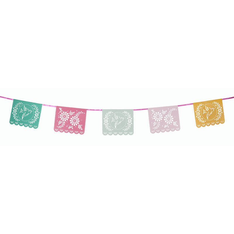 Floral fiesta mexicana bunting - Ruby Rabbit Partyware