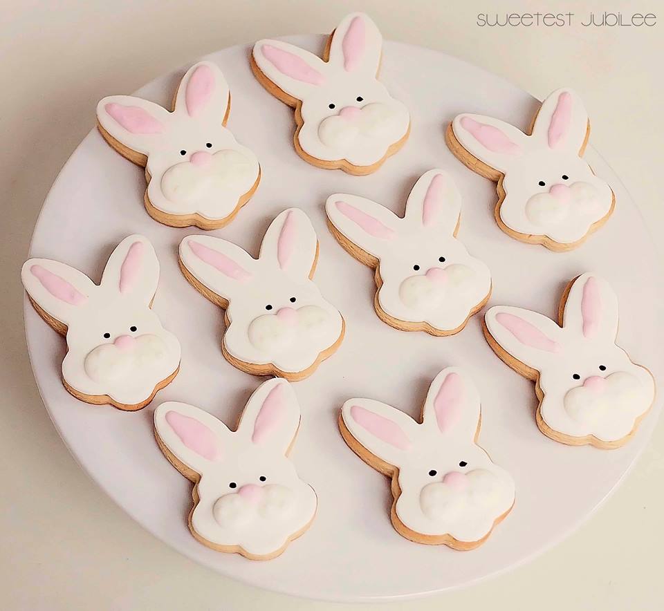 Rabbit cookies - Sweetest Jubilee (Melb)