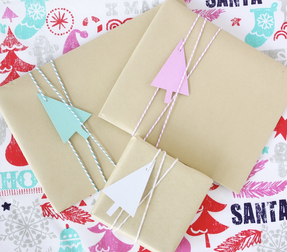 Pastel christmas tree gift tags, 12 tags, $5.50 - Style Party Love