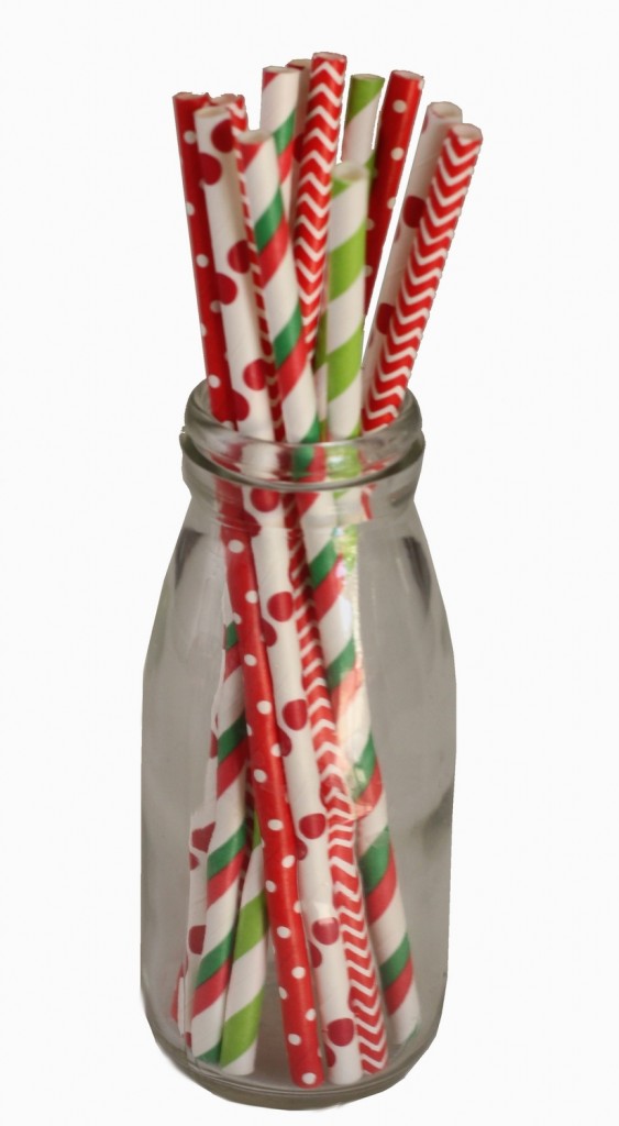 Christmas straws, 25 pack, $5.50 - Confectionately Yours