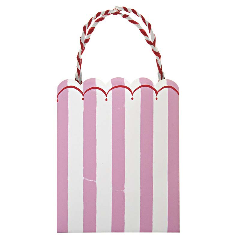 pink favour bags