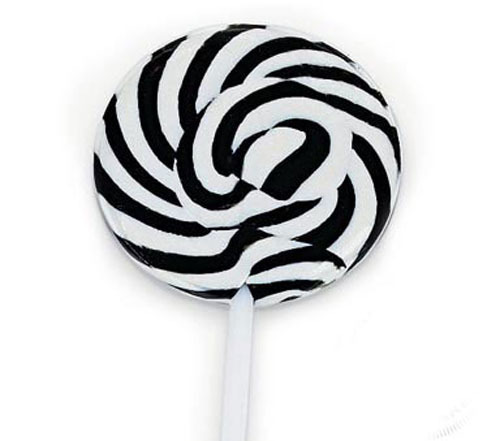 Black and white lollipop - The Little Big Company