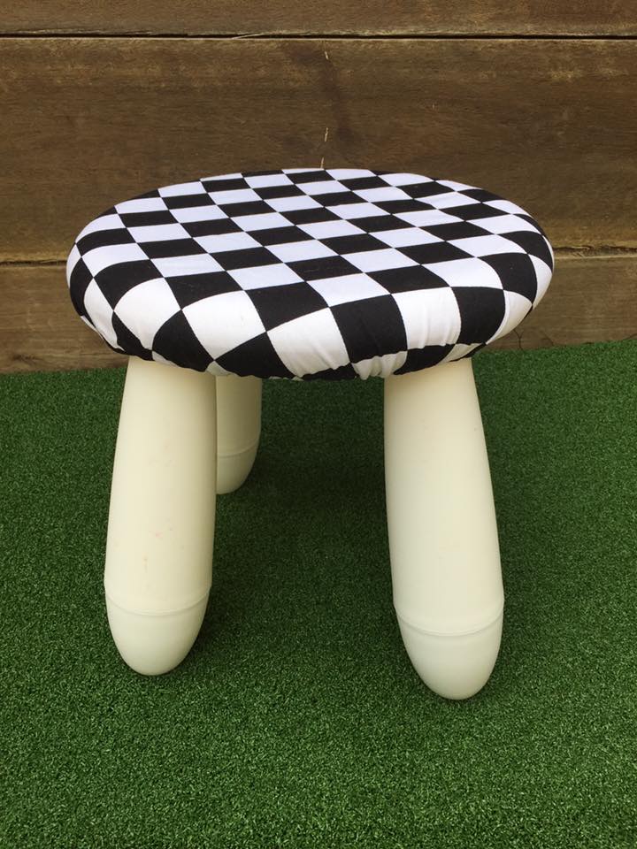 Soccer kids stool for hire - Enchanted Party Hire (Qld)