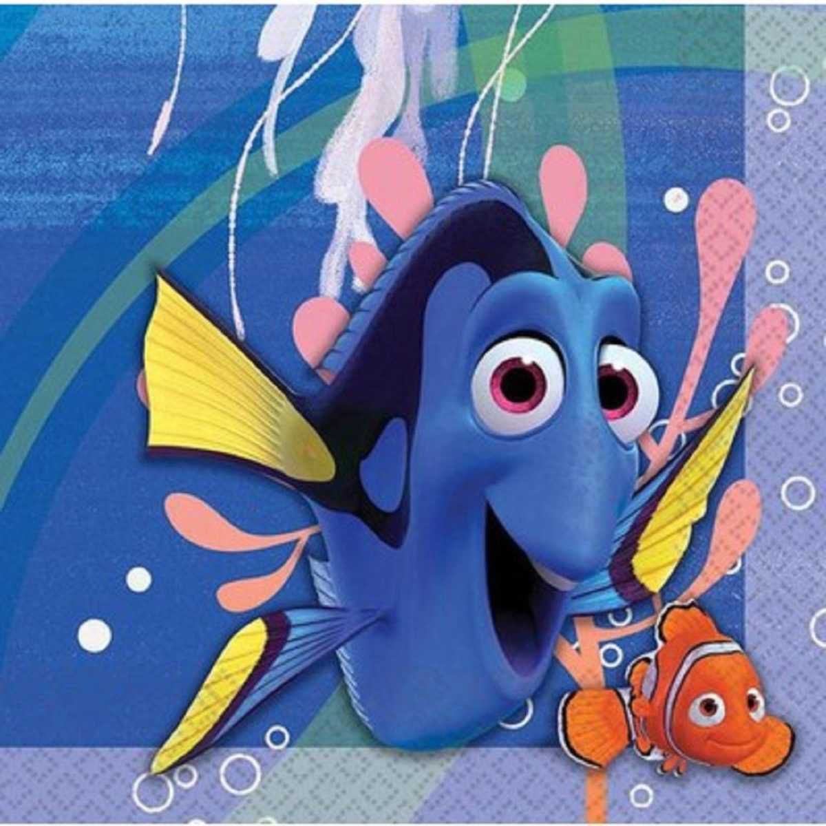 Finding Dory napkins - Fantasy Kids Parties