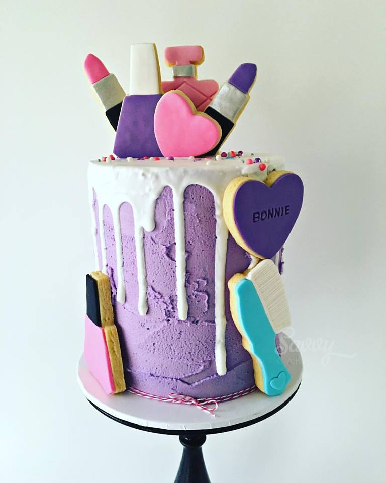 Pamper party cake - Savvy Cakes Sydney