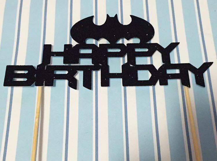 Batman cake topper