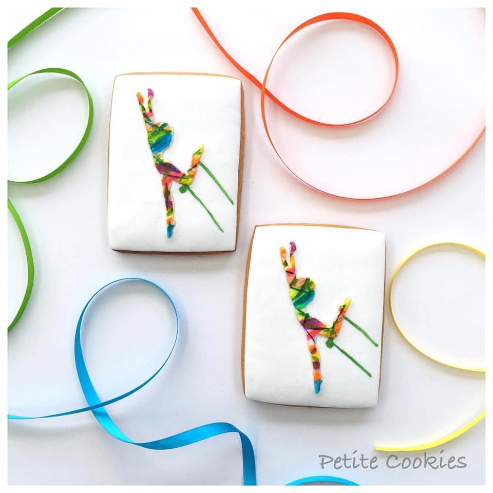 Gymnastics Cookies - Petite Cookies
