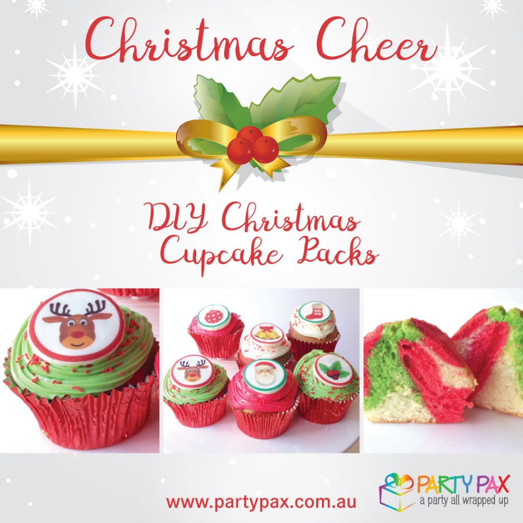 Christmas DIY cupcake packs - Party Pax