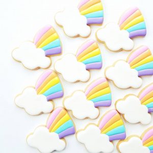 rainbow cookies - frosted by nicci