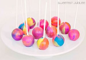 rainbow cake pops - sweetest jubilee