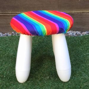 rainbow chairs - enchanted party hire