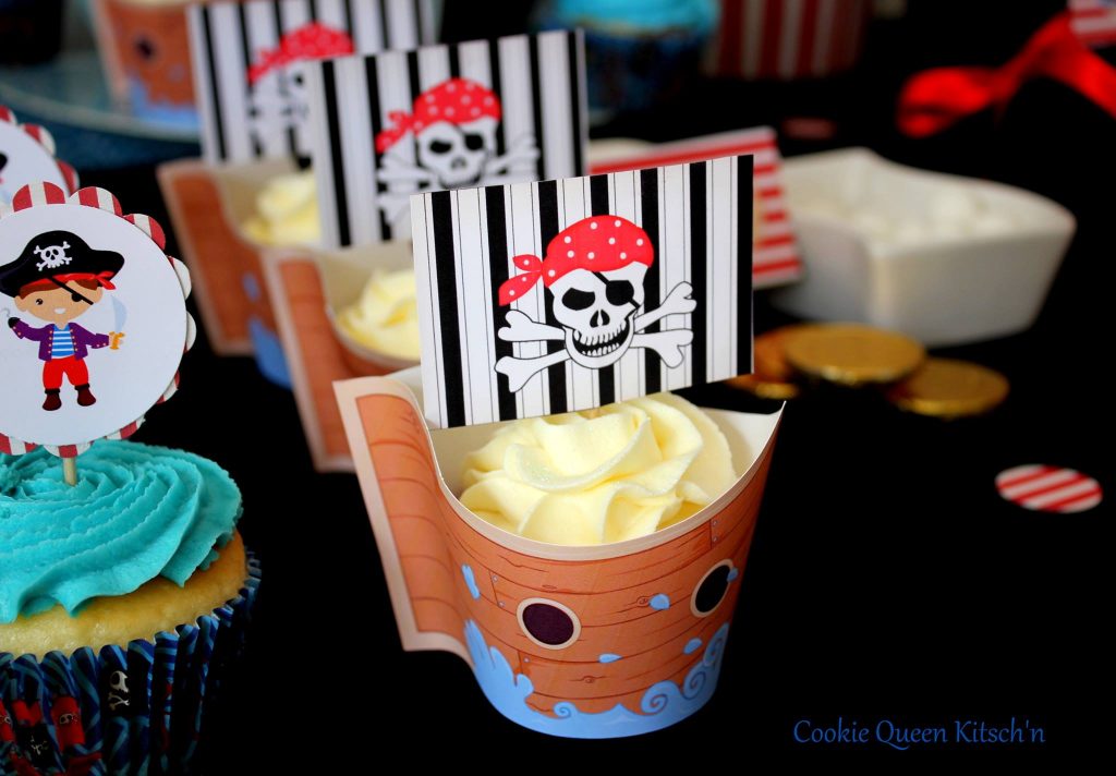 pirate cupcakes