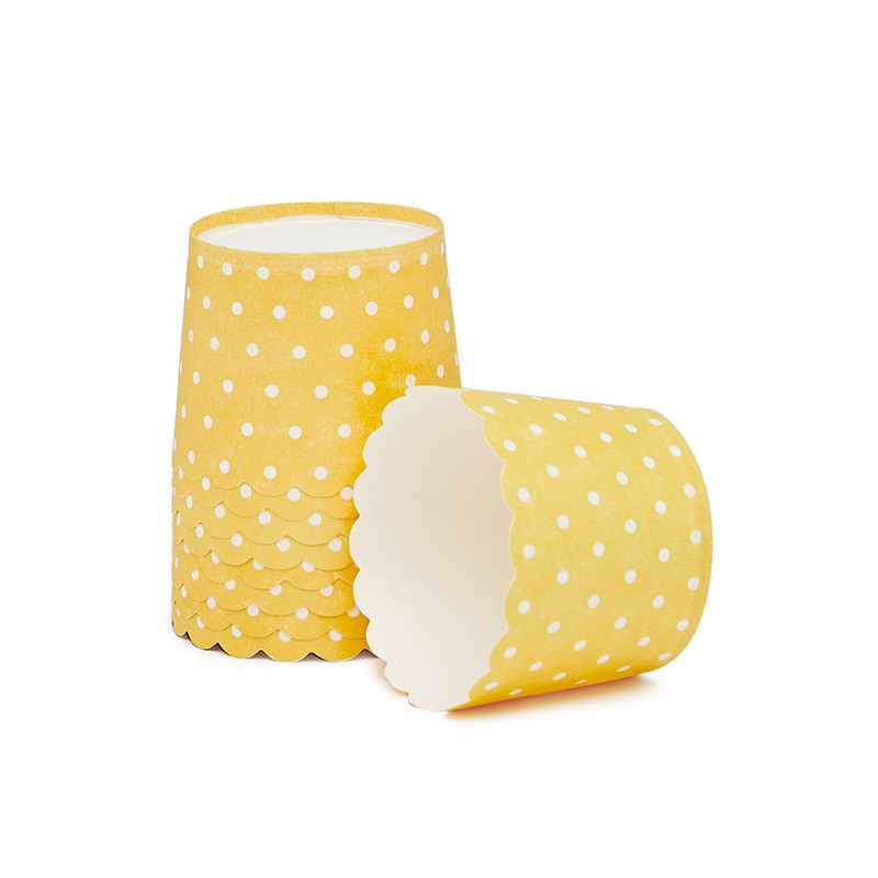yellow cupcake cups
