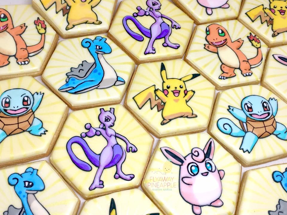 pokemon character cookies