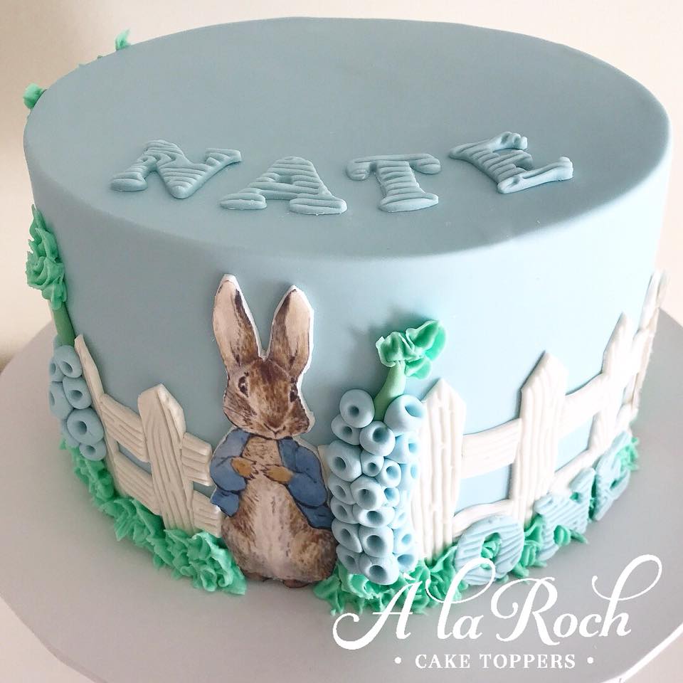 peter rabbit cake topper