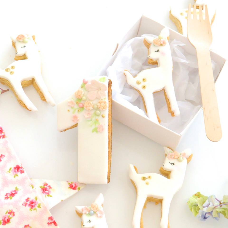 woodland themed cookies
