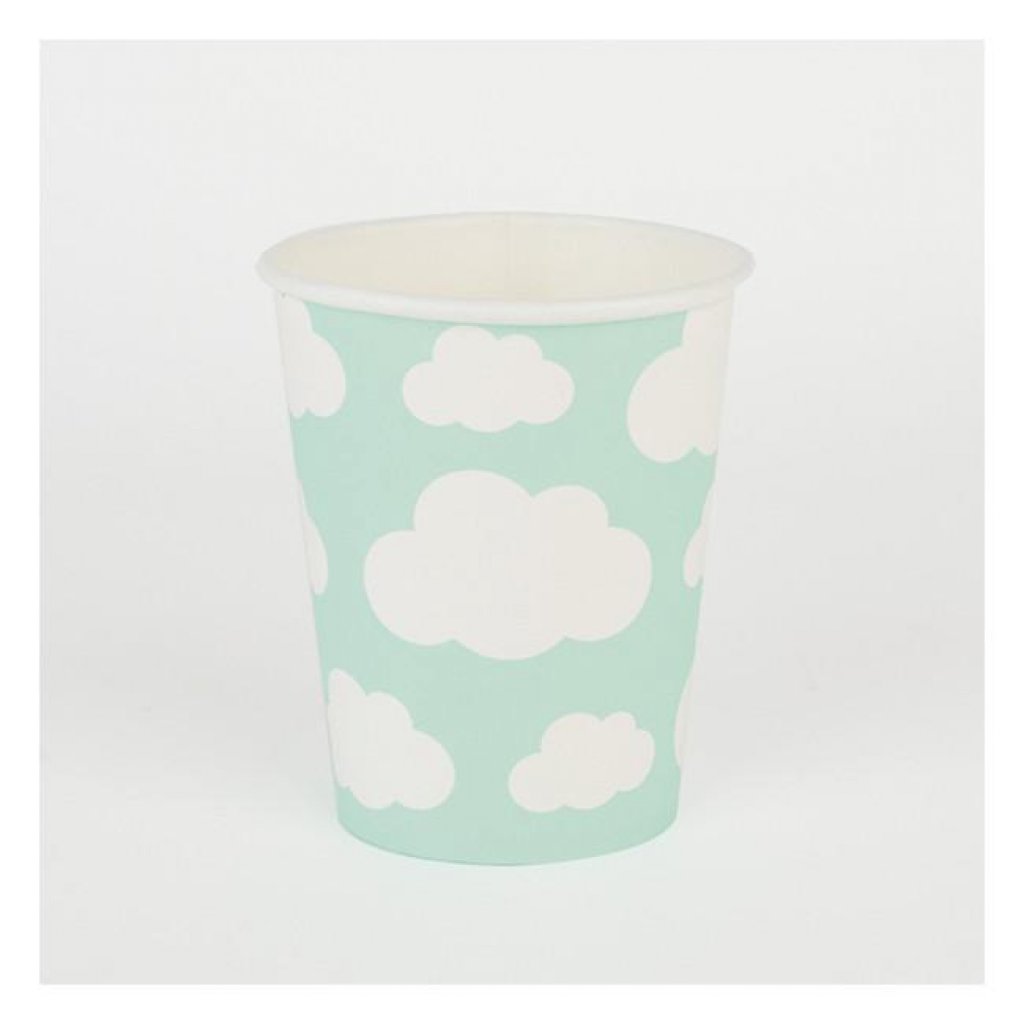 cloud themed cups
