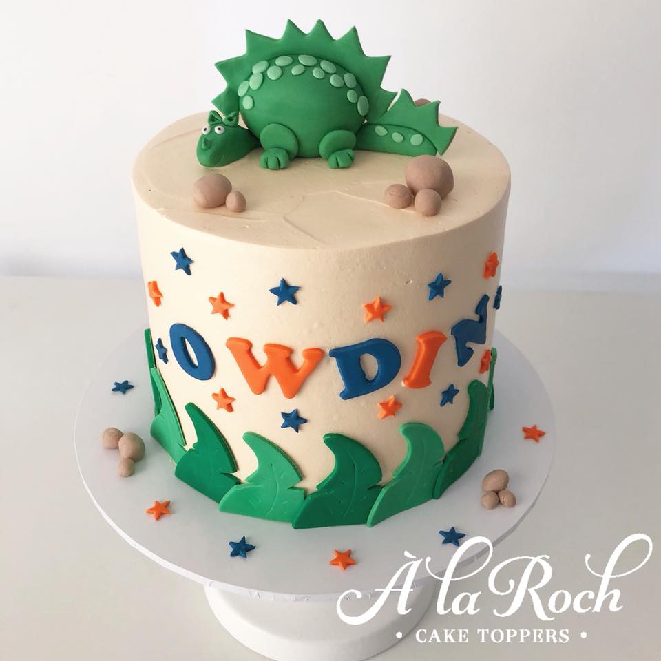 reptile party cake
