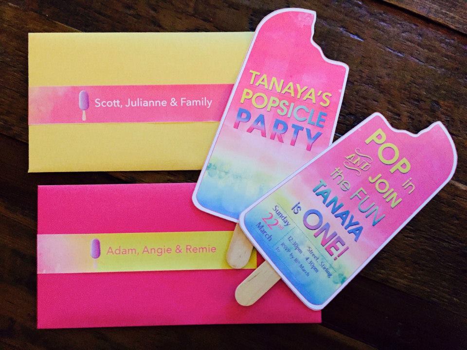 Popsicle Party invitations - Dream a little Dream