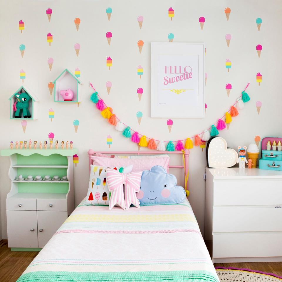 Ice cream popsicle wall decalls - Kid Candy 