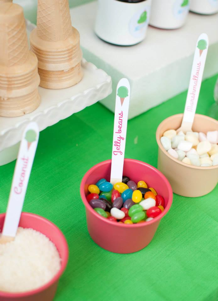 Personalised ice cream spoons - Bespoke Party Products 