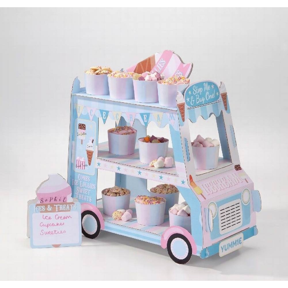 Ice cream van cupcake stand - Confectionately Yours