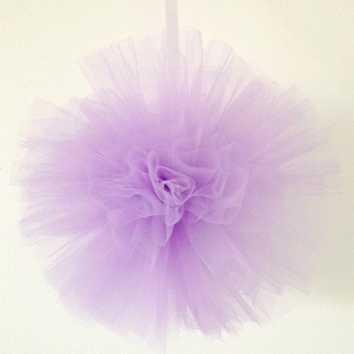 Lilac tulle pom - Ruby Rabbit Partyware