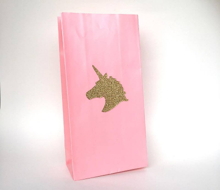 Unicorn stickers and favour bags - Sugarlicious Parties