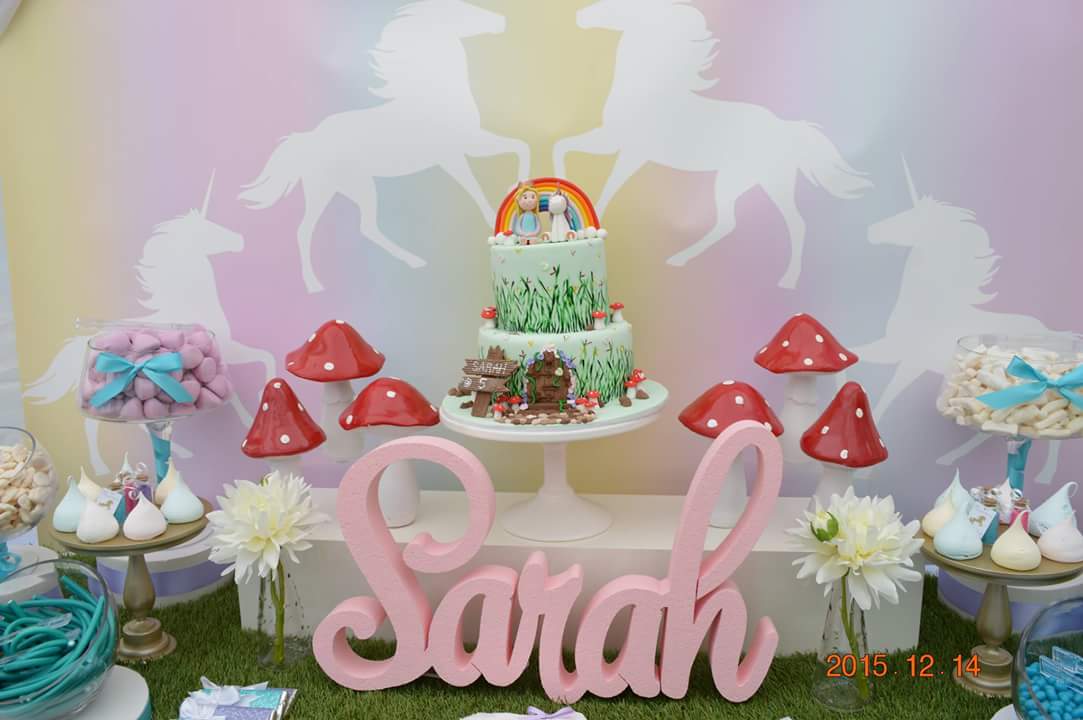 Unicorn party backdrop - Jo's Signs by Design