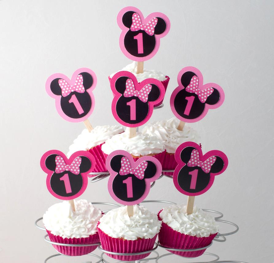 Minnie Mouse toppers - Sweetheart Party Extras