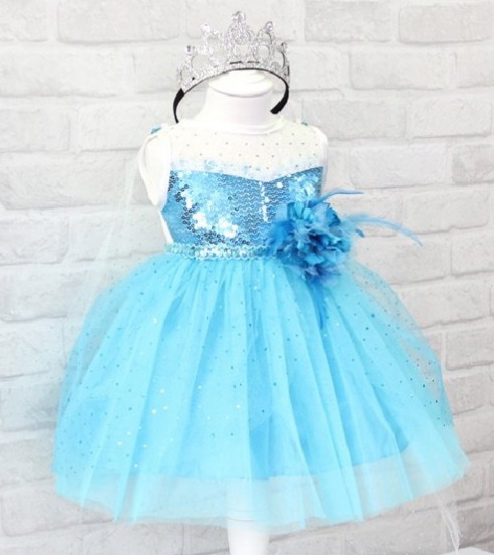 Princess Elsa inspired dress and tiara (arriving soon) - Kids Maison