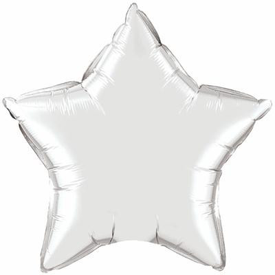 Silver star balloon - Ruby Rabbit Partyware