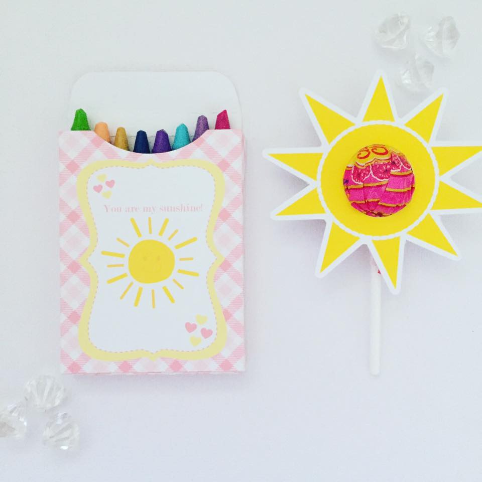 You are my sunshine party favours - Glitter and Glue Designs