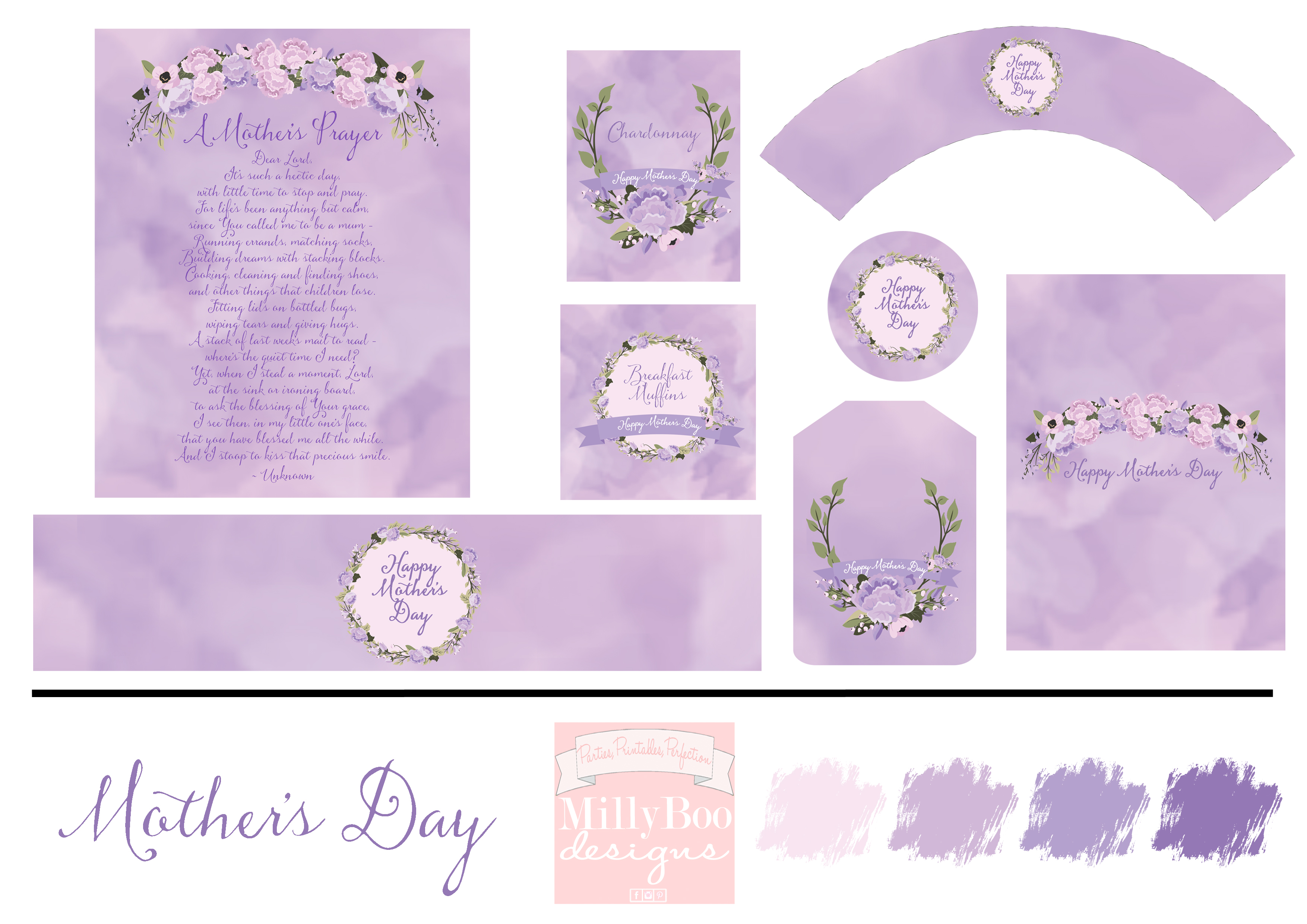 Mother's Day printables - MillyBoo Designs