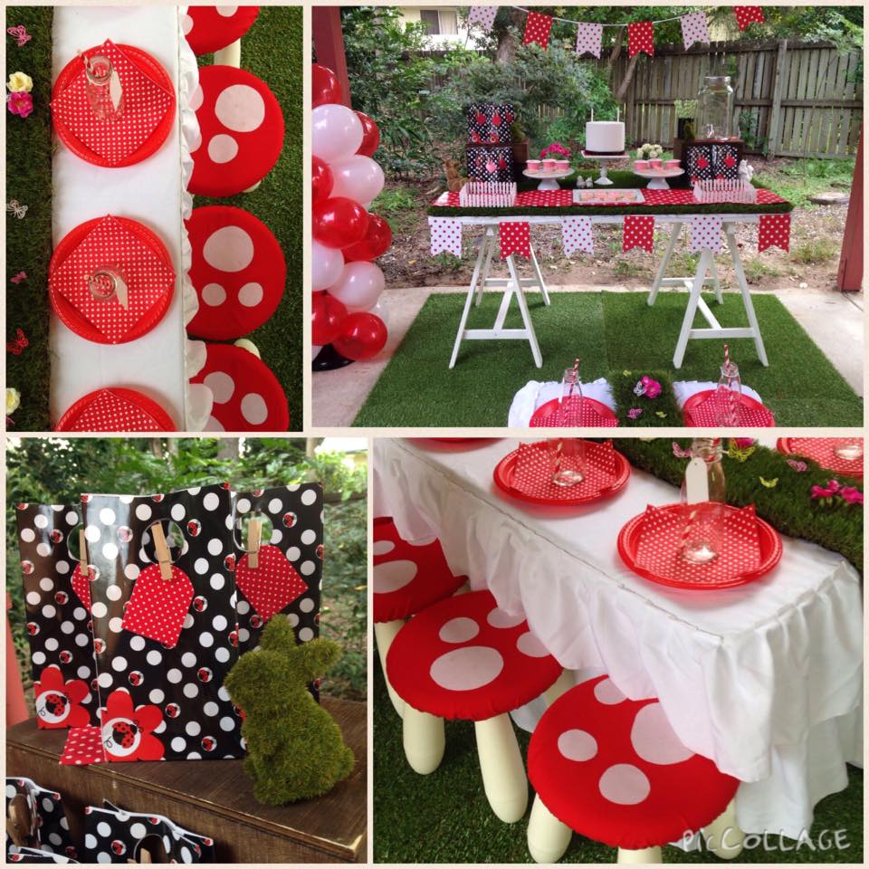 Ladybug party setup - Lovely Occasions and Styled Events (Queensland)