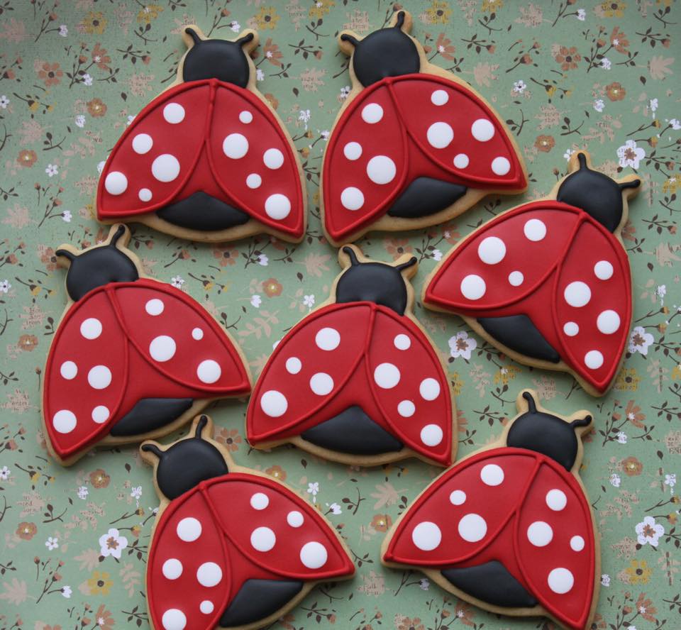 Ladybug cookies - Miss Biscuit (Melb)