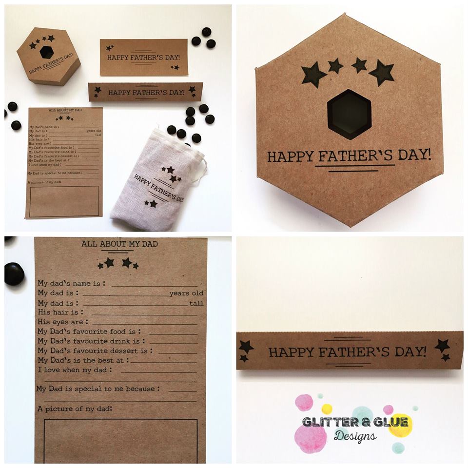 Father's Day gift items - Glitter and Glue Designs