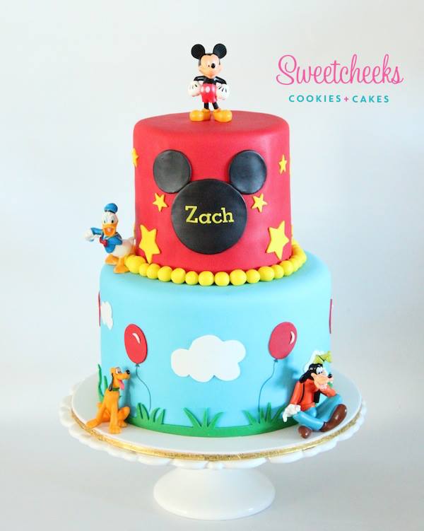 Mickey Mouse cake - Sweetcheeks Cookies and Cakes (Melb)